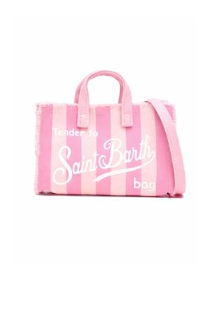 Pouch per smartphone in stile borsa tote bianco e rosa SAINT BARTH KIDS | PHONE00102691L